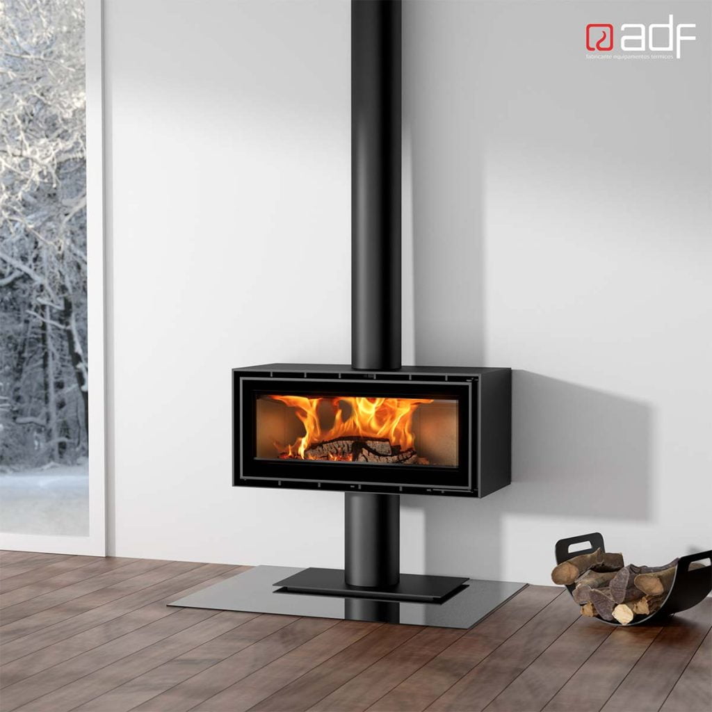 ADF Linea 100B Heater ADH1000F 102100L3SV [Lifestyle] with optional Pedestal