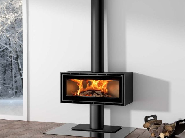 ADF Linea 100B Heater ADH1000F 102100L3SV [Lifestyle] with optional Pedestal