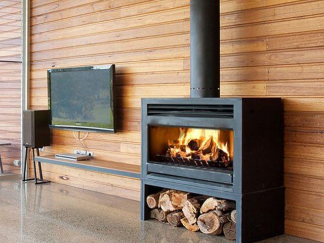 Heatmaster Open wood fire