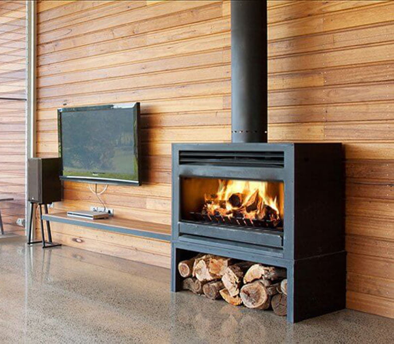 Heatmaster Open wood fire